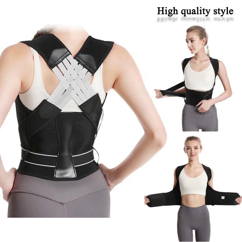 Posture Corrector – Adjustable Back Support for Better Posture & Pain Relief